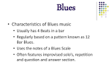 characteristics of blues music