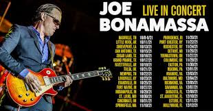 Joe Bonamassa Announces 2021 Tour Schedule: Get Ready for an Unforgettable Musical Journey!